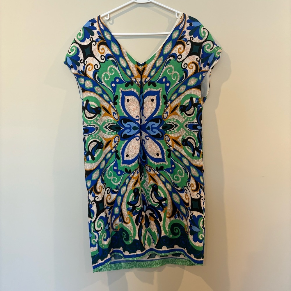 Maeve Anthropologie Elegant Multicolor Patterned Dress Medium - Picture 12 of 12